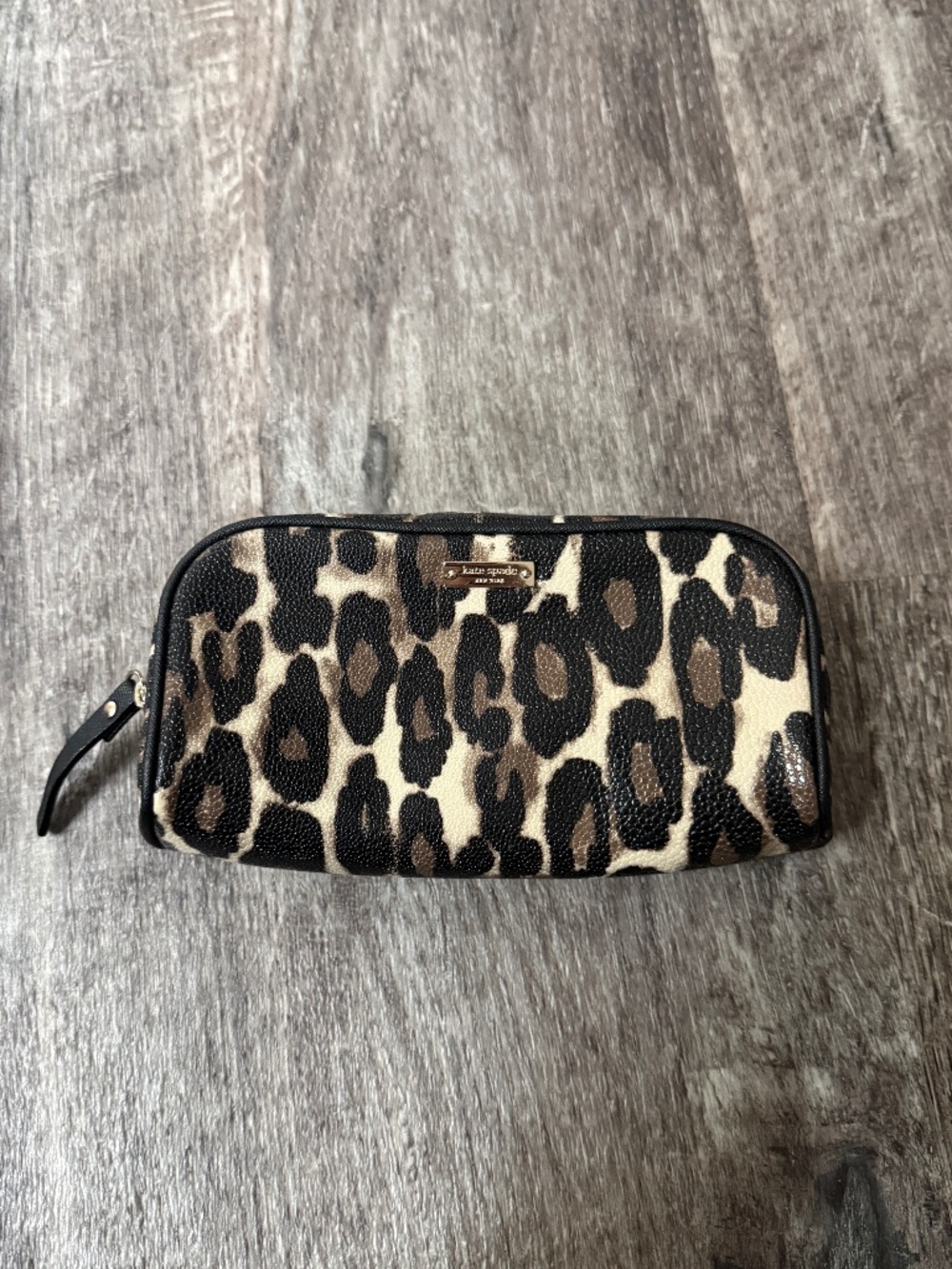 Kate Spade New York Leopard Print Pouch Zip